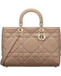 Dior - Large Lady D-Sire Bag - Lyst