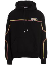 Gcds - Logo Printed Drawstring Hoodie - Lyst