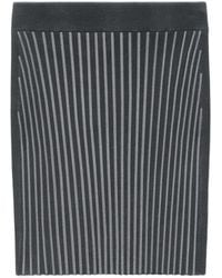 Alexander Wang - Ribbed-Knit Mini-Skirt - Lyst
