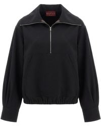 Gucci - Wool Sweater With Detail - Lyst