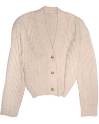 R13 - Ribbed Cardigan With Slit Hem - Lyst
