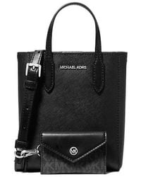 Michael Kors - Vincent Extra-Small Saffiano Leather Crossbody Bag With Card Case - Lyst