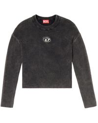 DIESEL - M-Anchorex Logo-Detail Sweater - Lyst