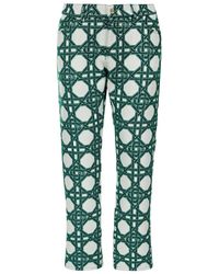 CASABLANCA - Monogram-Print Trousers - Lyst