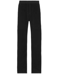 Saint Laurent - Drawstring Straight Leg Trousers - Lyst
