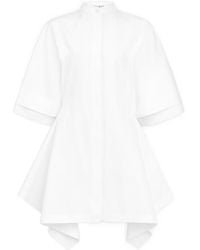 Alaïa - Alaïa Panelled Poplin Dress - Lyst