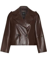 Weekend by Maxmara - Cropped Double-Breasted Jacket - Lyst