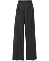 The Row - Pleat-Front Wide-Leg Trousers - Lyst