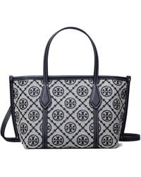 Tory Burch - T Monogram Mini Perry Tote Bag - Lyst