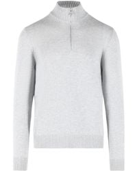 Gran Sasso - Long-Sleeve Zip-Up Sweater - Lyst