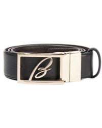 Brioni - Logo Leather Belt - Lyst