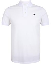 Emporio Armani - Logo-Embroidered Polo Shirt - Lyst
