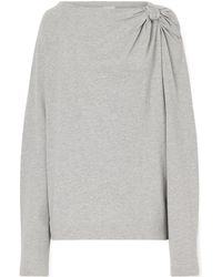 Dries Van Noten - Gathered Cotton-Jersey T-Shirt - Lyst