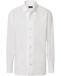 ZEGNA - Long-Sleeve Button-Up Shirt - Lyst