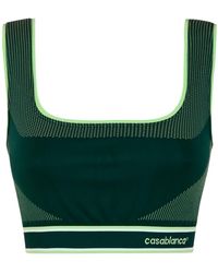 CASABLANCA - Seamless Logo Performance Top - Lyst