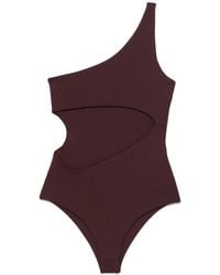 Magda Butrym - Cut-Out One-Shoulder Swimsuit - Lyst