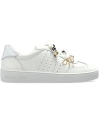 MICHAEL Michael Kors - Beaded-Bow Sneakers - Lyst