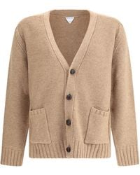 Bottega Veneta - V-Neck Knitted Cardigan - Lyst