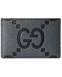 Gucci - Logo Embossed Card Holder - Lyst