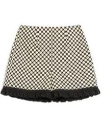 Valentino - Polka Dots Print Poplin Shorts - Lyst