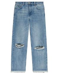 MICHAEL Michael Kors - Distressed Denim Jeans - Lyst