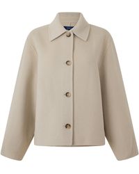 Soeur - Solid Color Pea Coat - Lyst