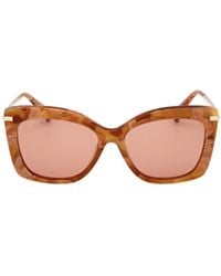 Max Mara - Square Frame Sunglasses - Lyst
