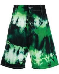 Ami Paris - Ami Tie-Dyed Bermuda Shorts - Lyst