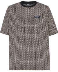 Balmain - Pb Labyrinth Jacquard T-Shirt - Lyst
