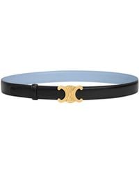 Celine - Triomphe Buckle Reversible Strap 25Mm - Lyst