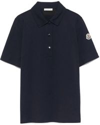 Moncler - Logo-Patch Polo Shirt - Lyst