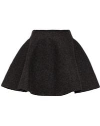 Alaïa - Alaïa Flared Mini Skirt - Lyst