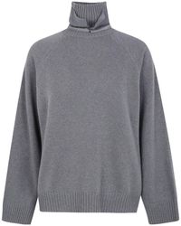 Brunello Cucinelli - Roll-Neck Raglan-Sleeve Sweater - Lyst