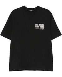 Willy Chavarria - Fashion Service Logo T-Shirt - Lyst