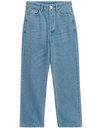 By Malene Birger - Belt Loop Denim Trousers - Lyst