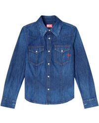 DIESEL - De-Waves Western Denim Shirt - Lyst