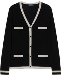 Max Mara - V-Neck Buttoned Cardigan - Lyst