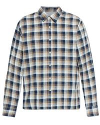 Officine Generale - Officine Générale Younes Checked Shirt - Lyst