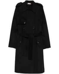 Liu Jo - Double-Breasted Belted Coat - Lyst