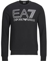 EA7 - Logo Pattern Sweater - Lyst