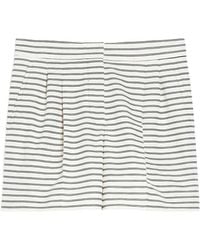 Max Mara - Studio Striped Ottoman Bermuda Shorts - Lyst