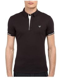 Armani Jeans - Logo Details Polo Shirt - Lyst