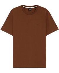 BOSS - Logo-Print Crew-Neck T-Shirt - Lyst