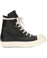 Rick Owens - Lace-Up High-Top Sneakers - Lyst