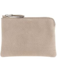 Ami Paris - Ami Zip-Around Leather Wallet - Lyst