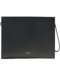 Ferragamo - Ferragamo Logo Printed Gancini Pouch - Lyst