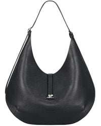 Courreges - Courrges Logo-Buckle Top Handle Shoulder Bag - Lyst