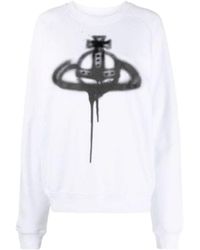 Vivienne Westwood - Crew Neck Long-Sleeve Sweatshirt - Lyst