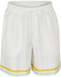 CASABLANCA - Drawstring Athletic Shorts - Lyst