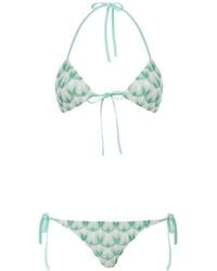 Missoni - Patterned Triangle Bikini Set - Lyst